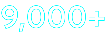9000+